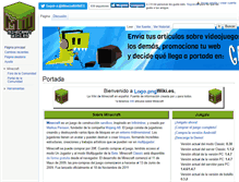 Tablet Screenshot of minecraftwiki.es