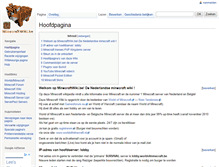 Tablet Screenshot of minecraftwiki.be